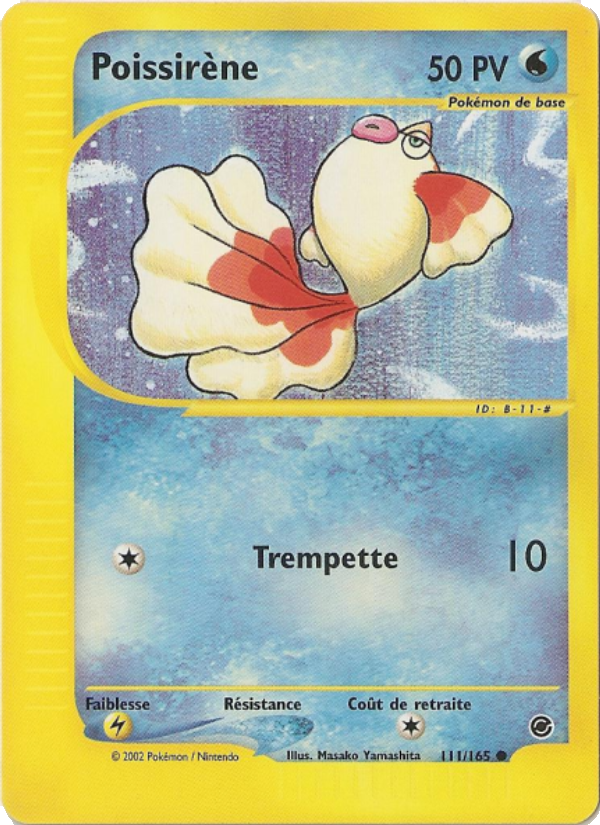 Poissirène 111 — Expedition Base Set (French Pokémon TCG card)