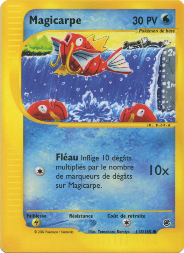 Magicarpe 118 — Expedition Base Set (French Pokémon TCG card)