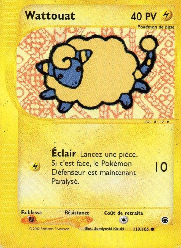 Wattouat 119 — Expedition Base Set (French Pokémon TCG card)