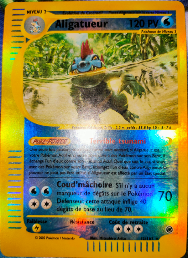 Aligatueur 12 — Expedition Base Set (French Pokémon TCG card)