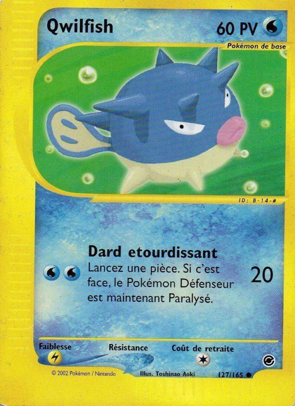 Qwilfish 127 — Expedition Base Set (French Pokémon TCG card)