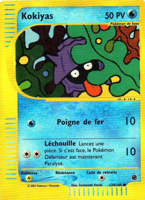 Kokiyas 129 — Expedition Base Set (French Pokémon TCG card)