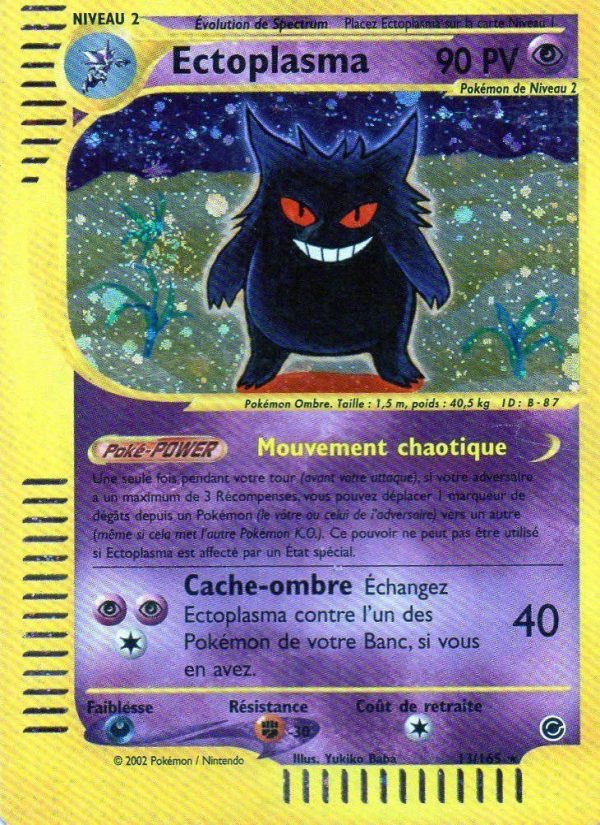 Ectoplasma 13 — Expedition Base Set (French Pokémon TCG card)