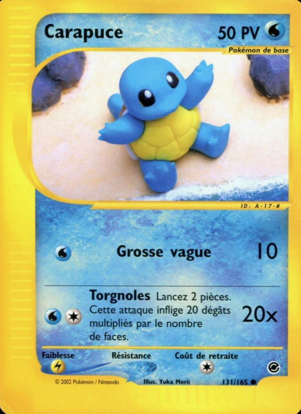 Carapuce 131 — Expedition Base Set (French Pokémon TCG card)