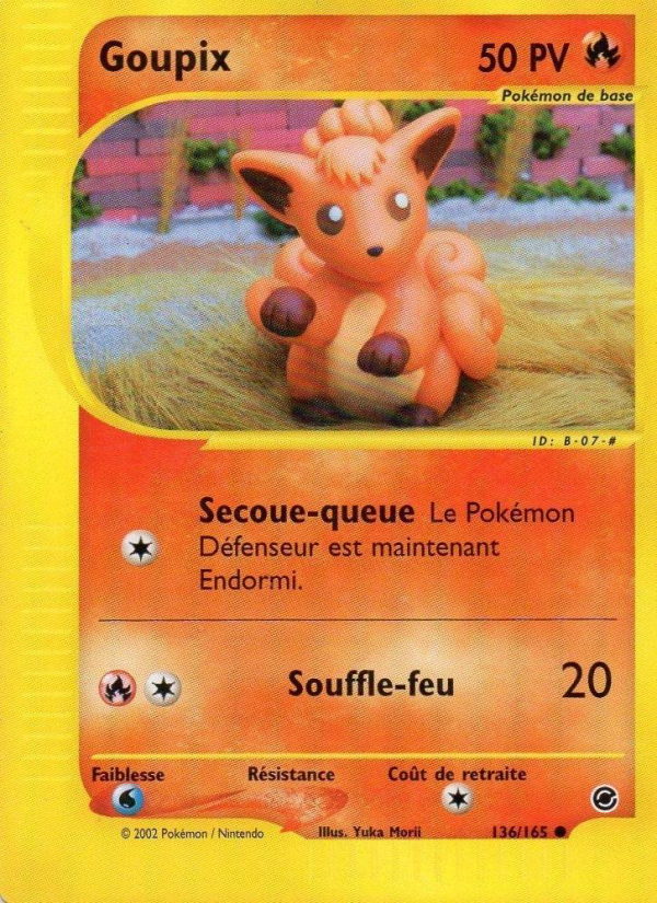 Goupix 136 — Expedition Base Set (French Pokémon TCG card)