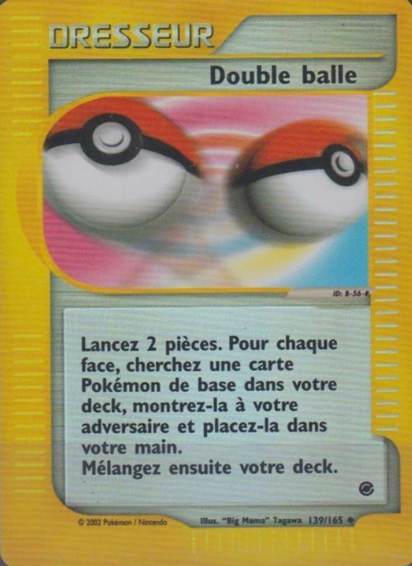 Double balle 139 — Expedition Base Set (French Pokémon TCG card)
