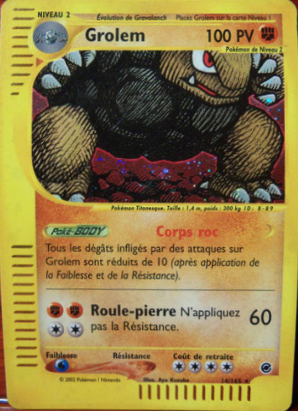 Grolem 14 — Expedition Base Set (French Pokémon TCG card)