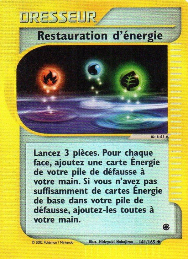 Restauration d'énergie 141 — Expedition Base Set (French Pokémon TCG card)