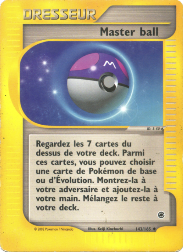 Master ball 143 — Expedition Base Set (French Pokémon TCG card)