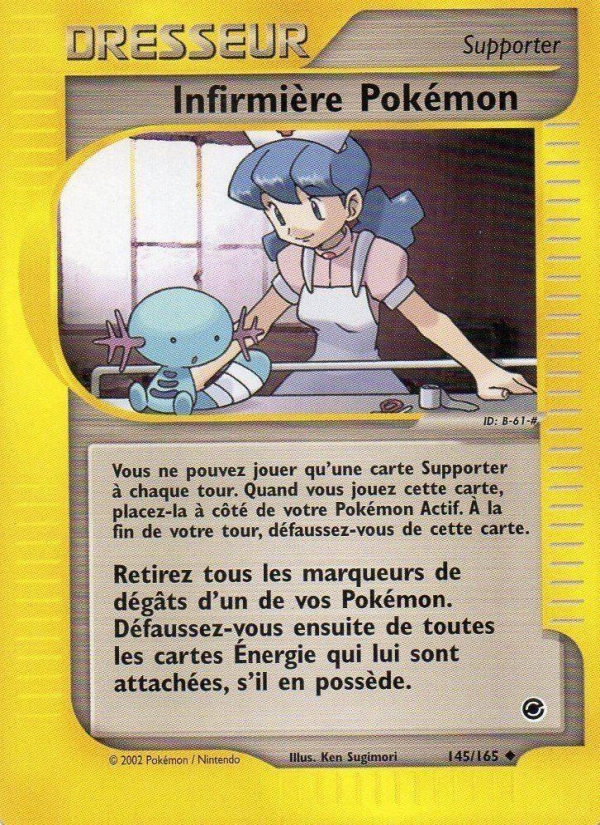 Infirmière Pokémon 145 — Expedition Base Set (French Pokémon TCG card)