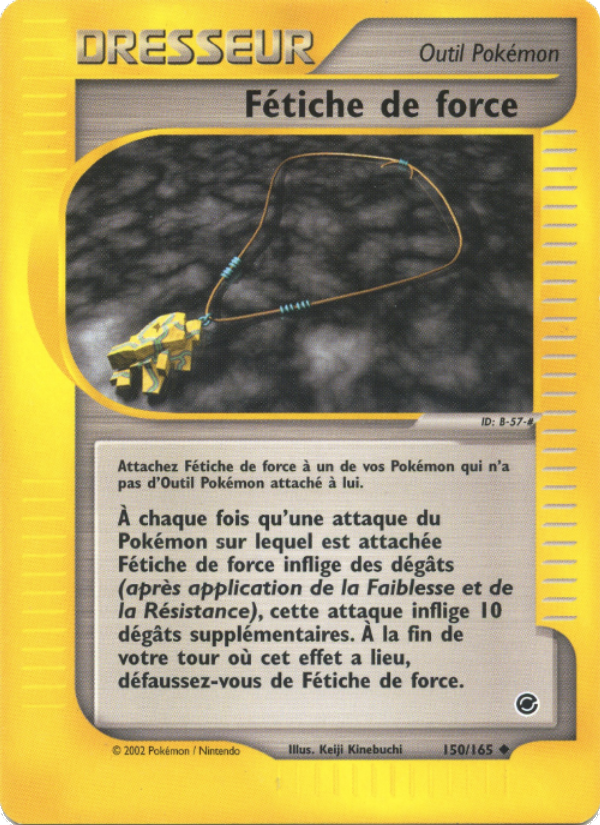 Fétiche de force 150 — Expedition Base Set (French Pokémon TCG card)