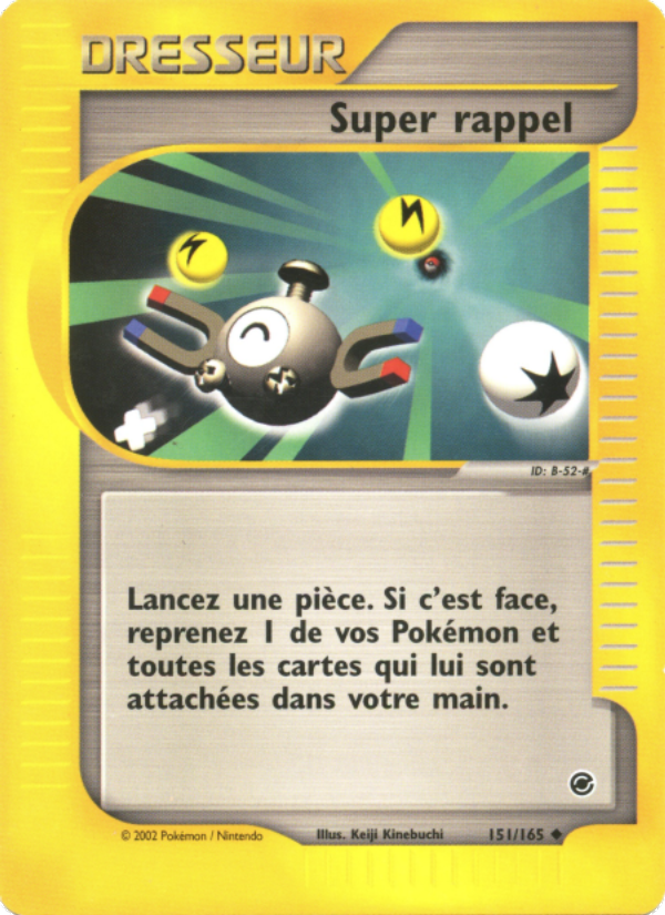 Super rappel 151 — Expedition Base Set (French Pokémon TCG card)