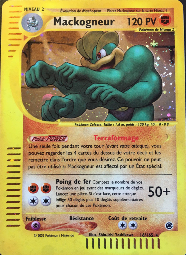 Mackogneur 16 — Expedition Base Set (French Pokémon TCG card)