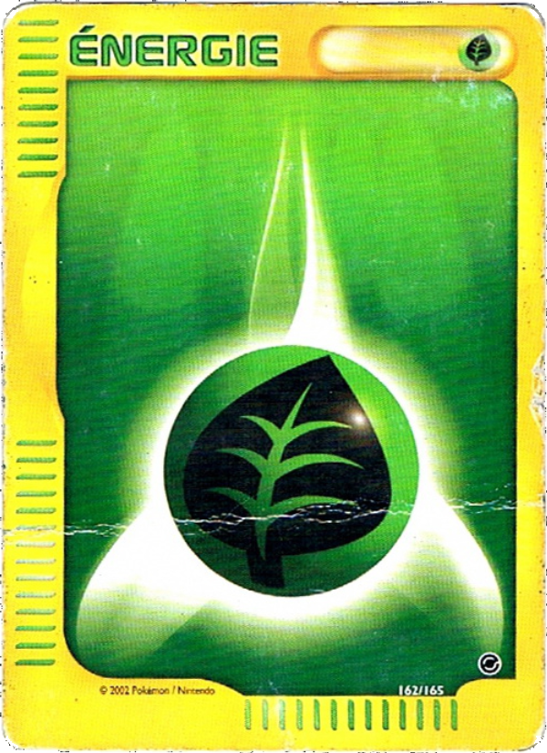 Énergie Plante 162 — Expedition Base Set (French Pokémon TCG card)