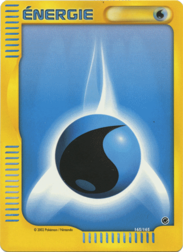 Énergie Eau 165 — Expedition Base Set (French Pokémon TCG card)