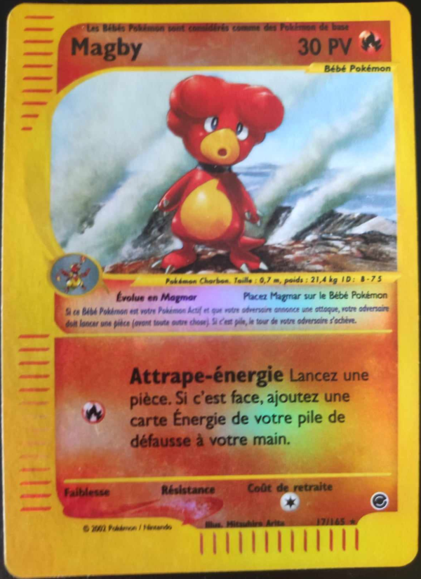 Magby 17 — Expedition Base Set (French Pokémon TCG card)