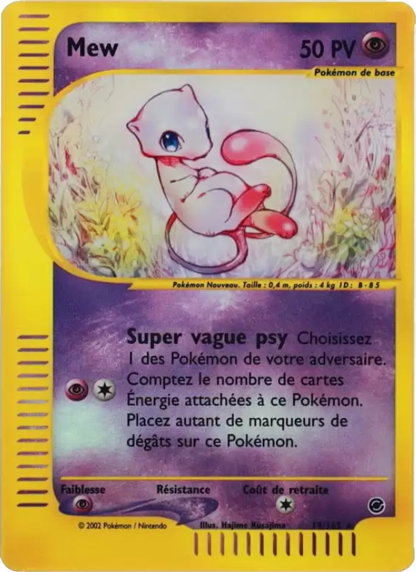 Mew 19 — Expedition Base Set (French Pokémon TCG card)