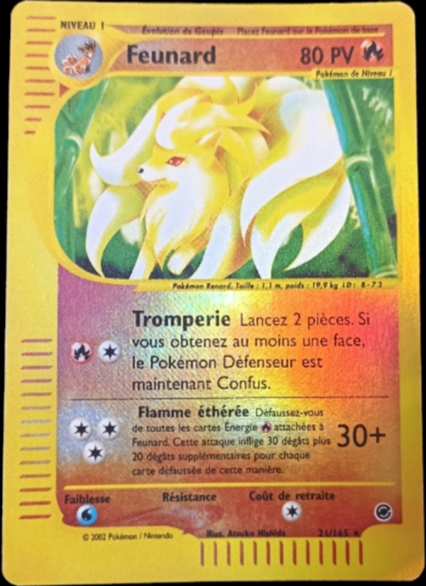 Feunard 21 — Expedition Base Set (French Pokémon TCG card)
