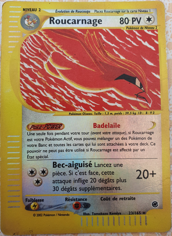 Roucarnage 23 — Expedition Base Set (French Pokémon TCG card)