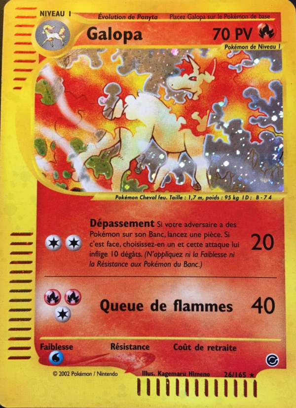 Galopa 26 — Expedition Base Set (French Pokémon TCG card)