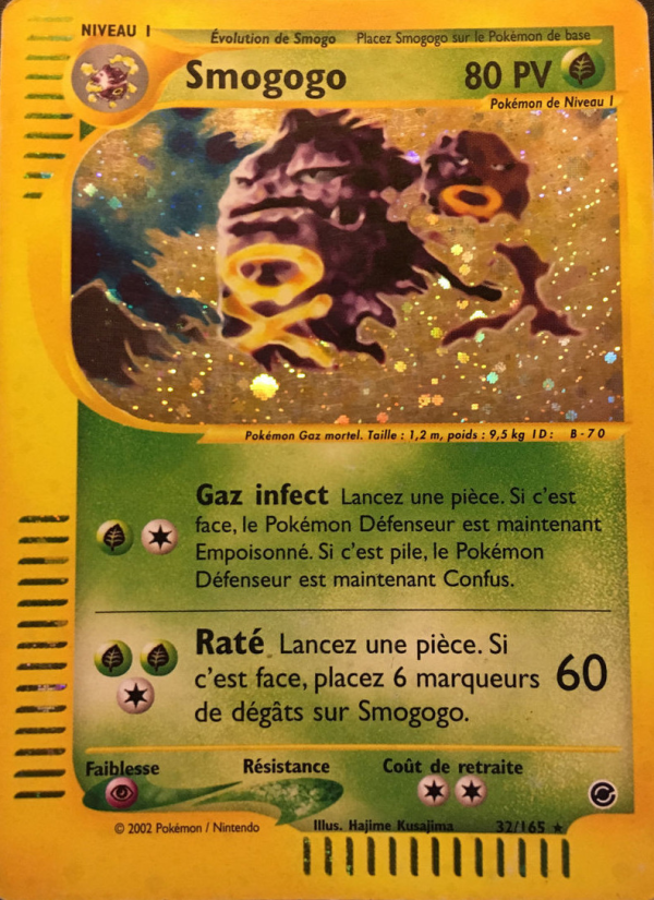 Smogogo 32 — Expedition Base Set (French Pokémon TCG card)
