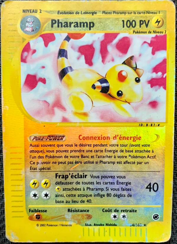 Pharamp 34 — Expedition Base Set (French Pokémon TCG card)