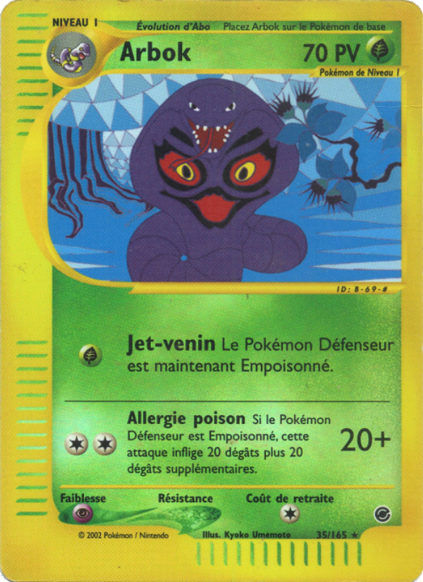 Arbok 35 — Expedition Base Set (French Pokémon TCG card)