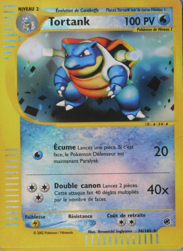Tortank 36 — Expedition Base Set (French Pokémon TCG card)