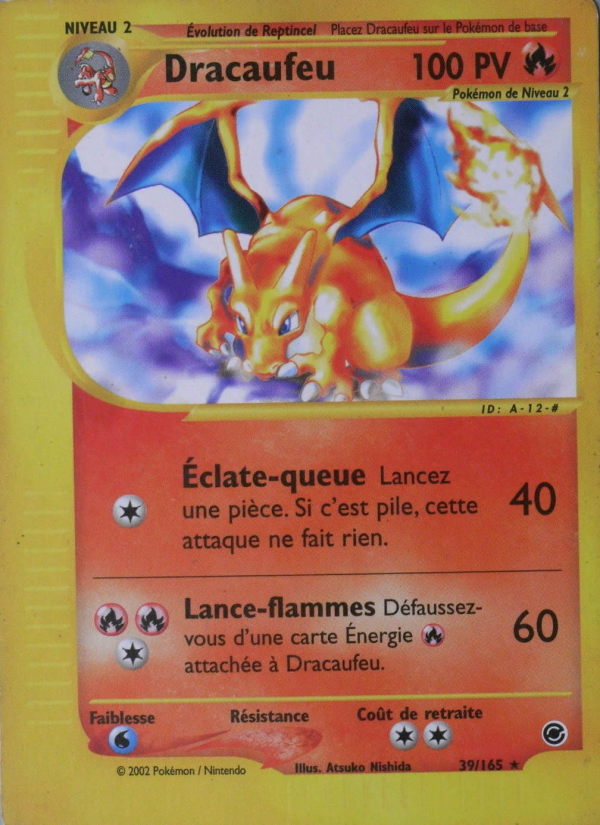 Dracaufeu 39 — Expedition Base Set (French Pokémon TCG card)