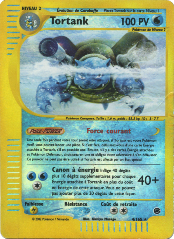 Tortank 4 — Expedition Base Set (French Pokémon TCG card)