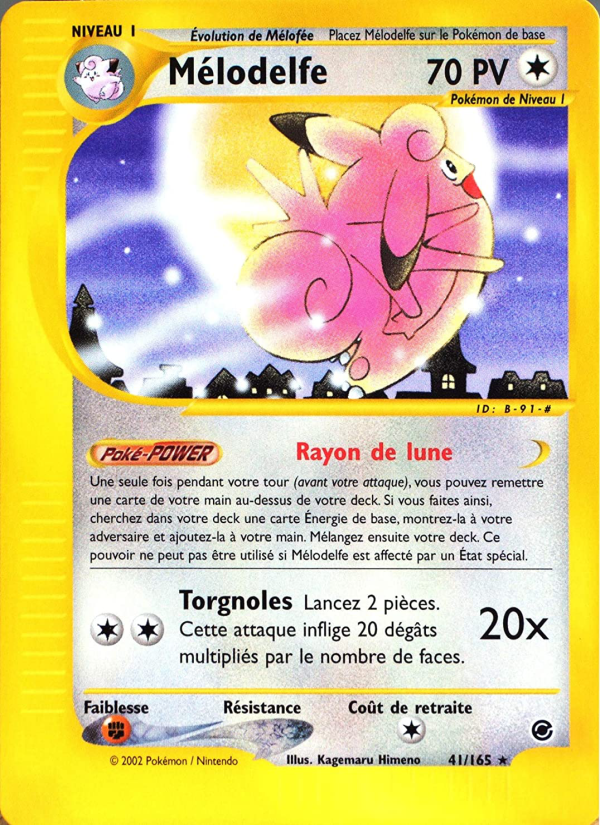 Mélodelfe 41 — Expedition Base Set (French Pokémon TCG card)