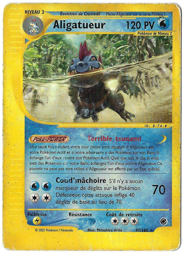 Aligatueur 47 — Expedition Base Set (French Pokémon TCG card)