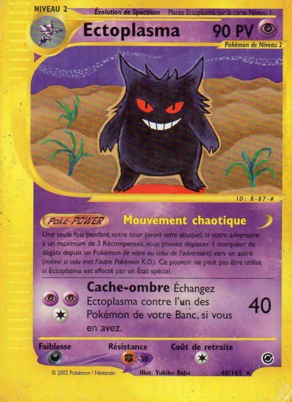 Ectoplasma 48 — Expedition Base Set (French Pokémon TCG card)