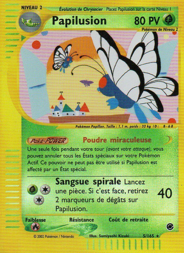 Papilusion 5 — Expedition Base Set (French Pokémon TCG card)
