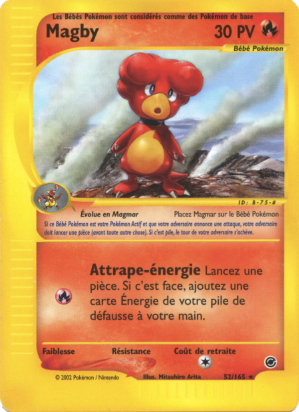 Magby 52 — Expedition Base Set (French Pokémon TCG card)
