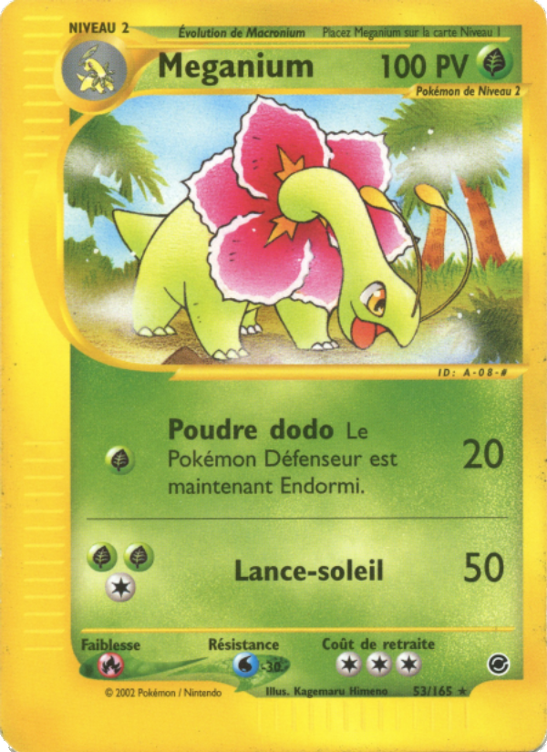 Meganium 53 — Expedition Base Set (French Pokémon TCG card)