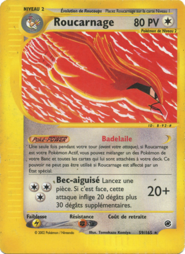 Roucarnage 59 — Expedition Base Set (French Pokémon TCG card)
