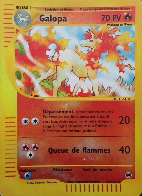 Galopa 62 — Expedition Base Set (French Pokémon TCG card)