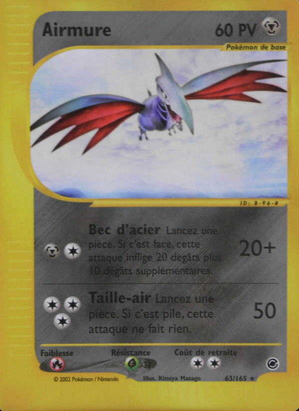 Airmure 63 — Expedition Base Set (French Pokémon TCG card)