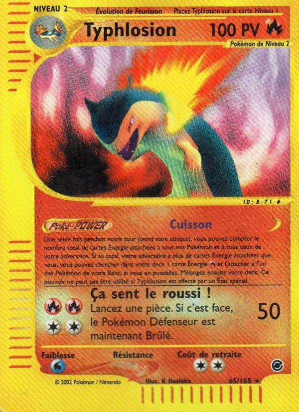 Typhlosion 65 — Expedition Base Set (French Pokémon TCG card)