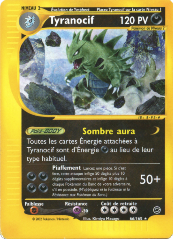 Tyranocif 66 — Expedition Base Set (French Pokémon TCG card)