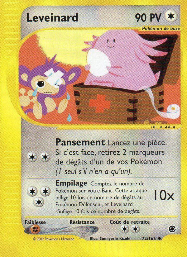 Leveinard 72 — Expedition Base Set (French Pokémon TCG card)