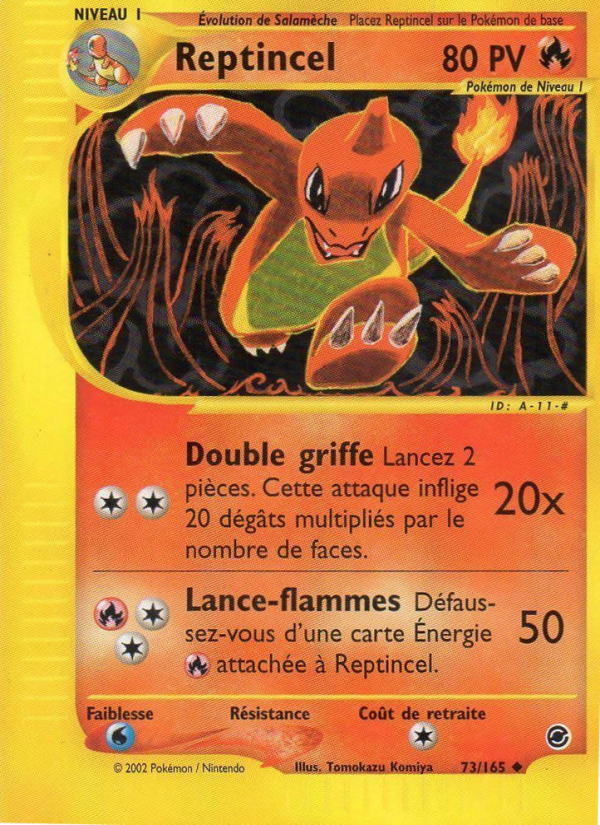 Reptincel 73 — Expedition Base Set (French Pokémon TCG card)