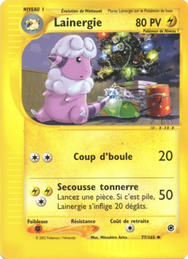 Lainergie 77 — Expedition Base Set (French Pokémon TCG card)