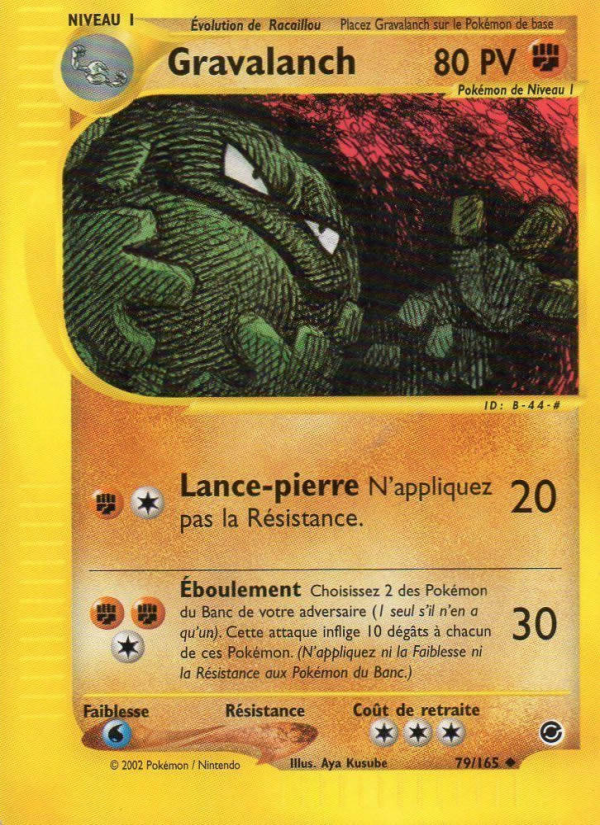 Gravalanch 79 — Expedition Base Set (French Pokémon TCG card)