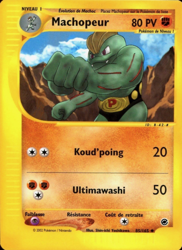 Machopeur 85 — Expedition Base Set (French Pokémon TCG card)
