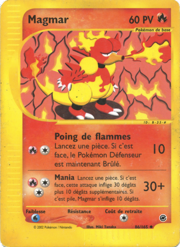 Magmar 86 — Expedition Base Set (French Pokémon TCG card)