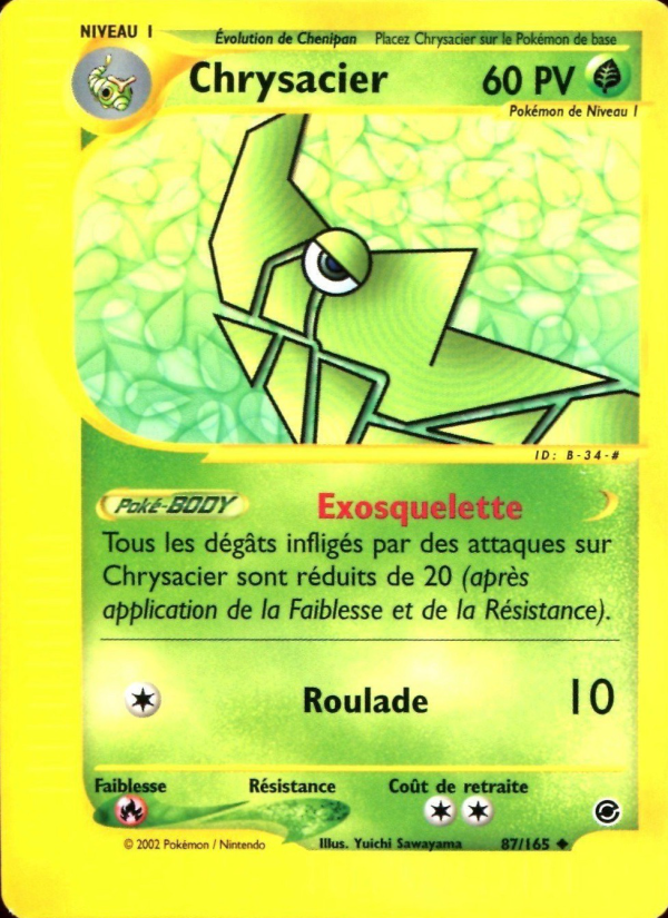 Chrysacier 87 — Expedition Base Set (French Pokémon TCG card)