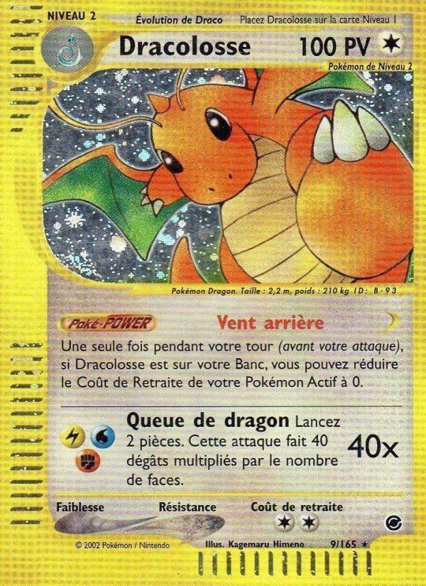 Dracolosse 9 — Expedition Base Set (French Pokémon TCG card)