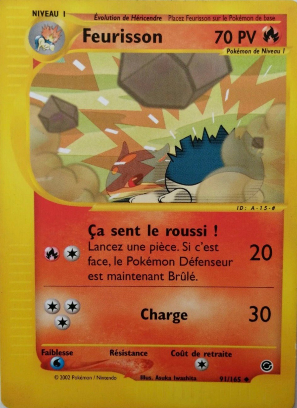 Feurisson 91 — Expedition Base Set (French Pokémon TCG card)